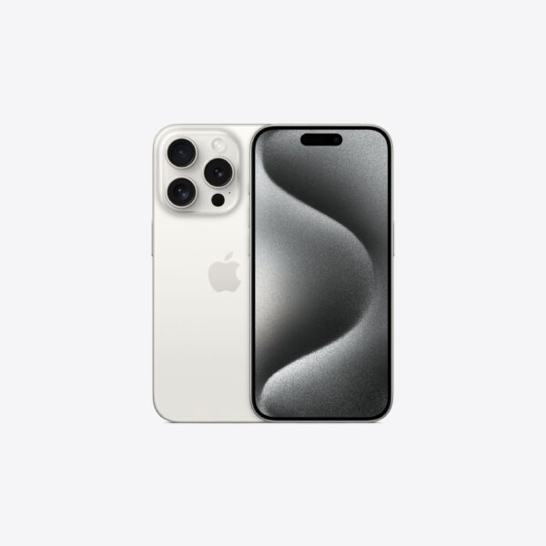 APPLE IPHONE 15 PRO 128GB WHITE TITANIUM DUAL E-SIM