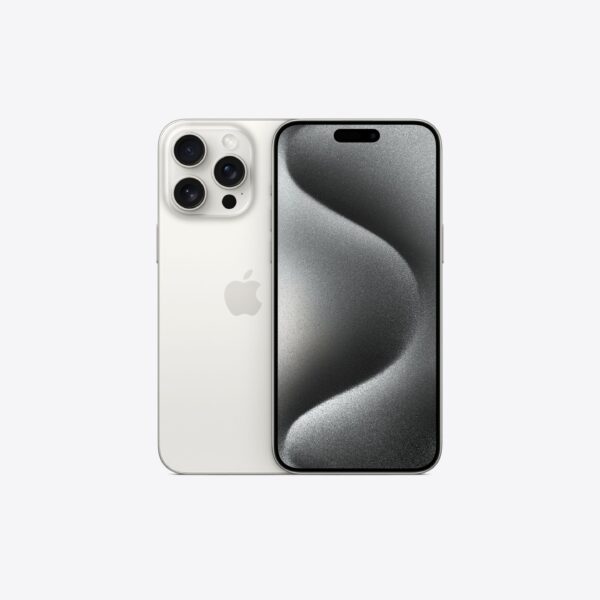 APPLE IPHONE 15 PRO MAX 256GB WHITE TITANIUM P-SIM & E-SIM