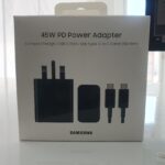 SAMSUNG TRAVEL ADAPTER 45W WITH 1.8M USB TYPE-C TO TYPE-C CABLE - BLACK